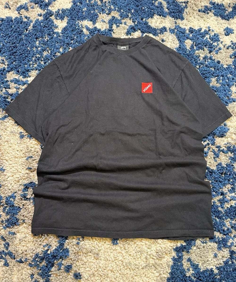 Stussy Box Logo Red Label Graphic T-Shirt